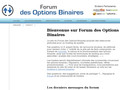 Détails : Forum des Options Binaires
