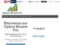 Détails : Option binaire pro, comparatif de brokers